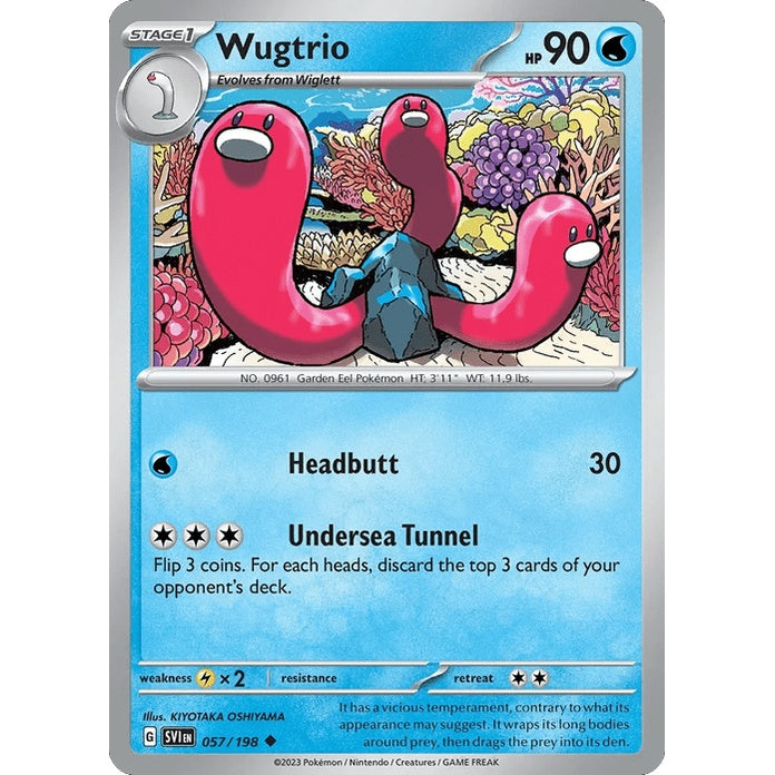 Wugtrio - Scarlet & Violet (Uncommon) [SVI-57] English / Near Mint / Normal