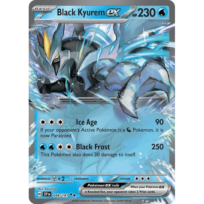 Black Kyurem ex - Surging Sparks (Double Rare) [SSP-48] English / Near Mint / Normal
