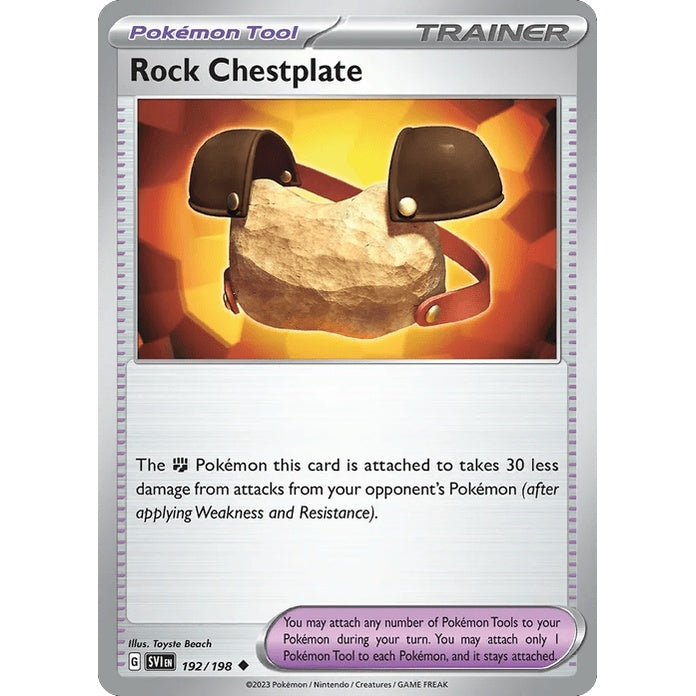 Rock Chestplate - Scarlet & Violet (Uncommon) [SVI-192] English / Near Mint / Normal
