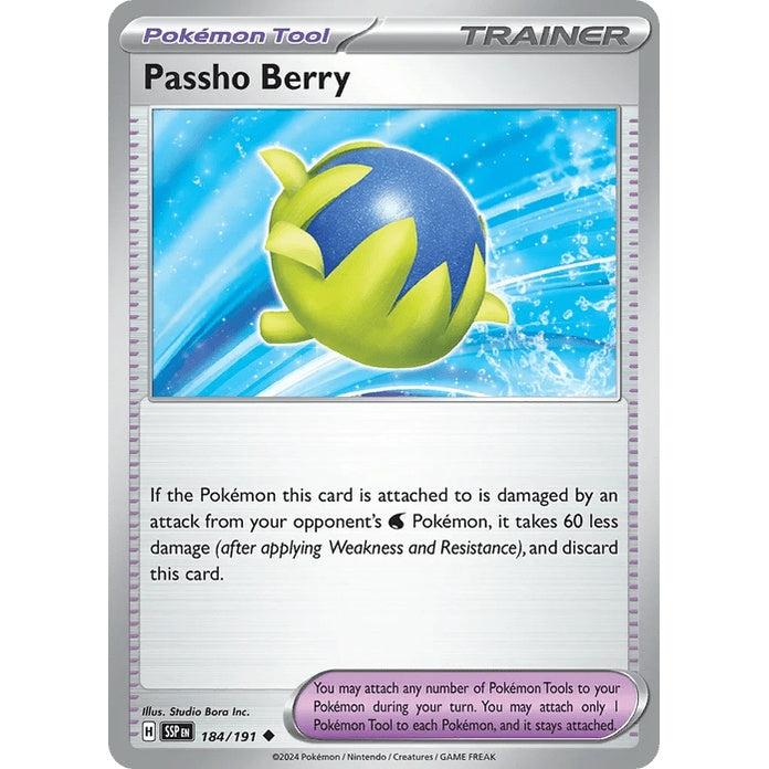 Passho Berry - Surging Sparks (Uncommon) [SSP-184] English / Near Mint / Normal