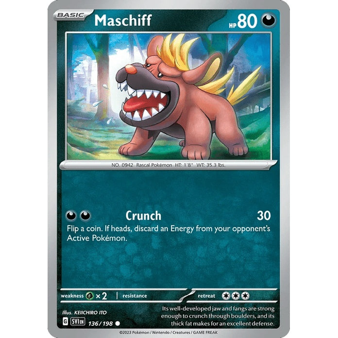 Maschiff - Scarlet & Violet (Common) [SVI-136] English / Near Mint / Normal