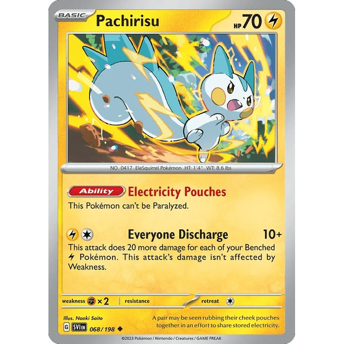 Pachirisu - Scarlet & Violet (Uncommon) [SVI-68] English / Near Mint / Normal