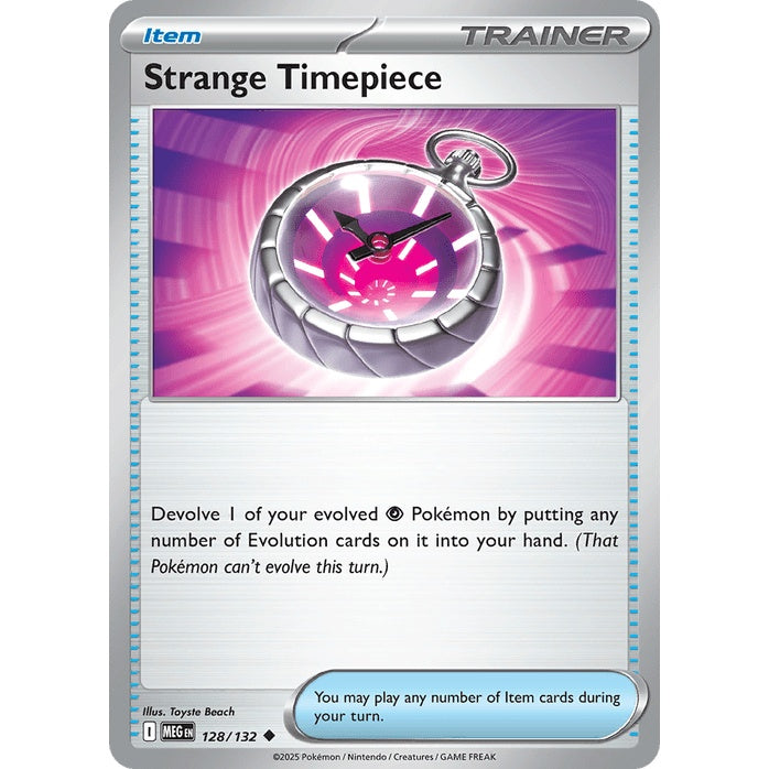 Strange Timepiece - Mega Evolution (Uncommon) [MEG-128] English / Near Mint / Normal