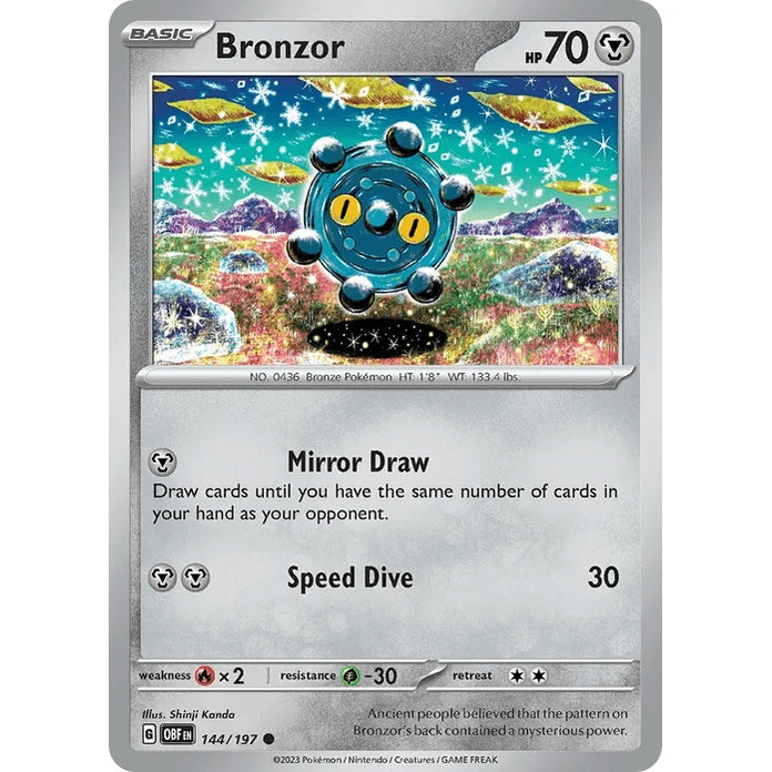 Bronzor - Obsidian Flames (Common) [OBF-144] English / Near Mint / Normal