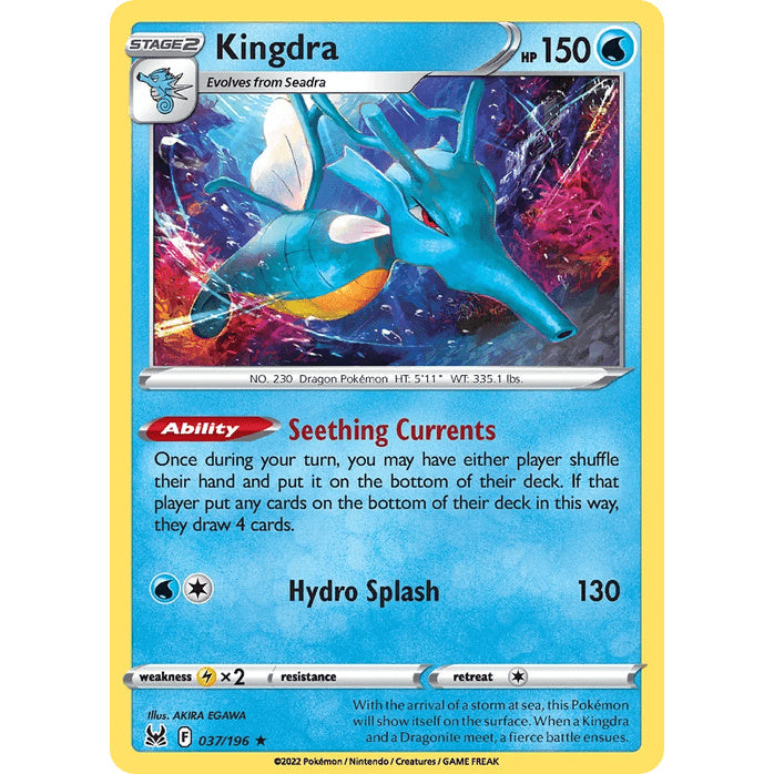 Kingdra - Lost Origin (Rare Holo) [LOR-37] English / Near Mint / Normal