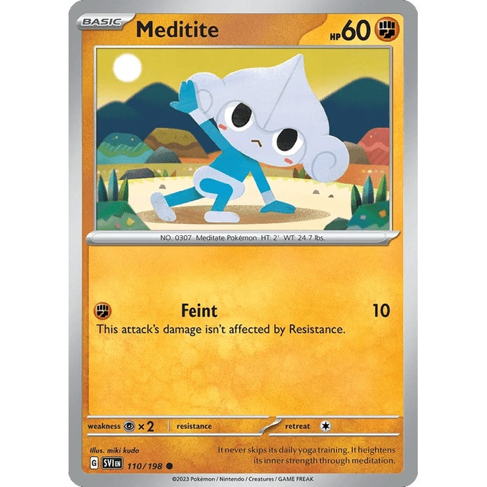 Meditite - Scarlet & Violet (Common) [SVI-110] English / Near Mint / Normal