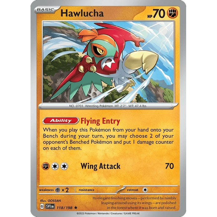 Hawlucha - Scarlet & Violet (Rare) [SVI-118] English / Near Mint / Normal