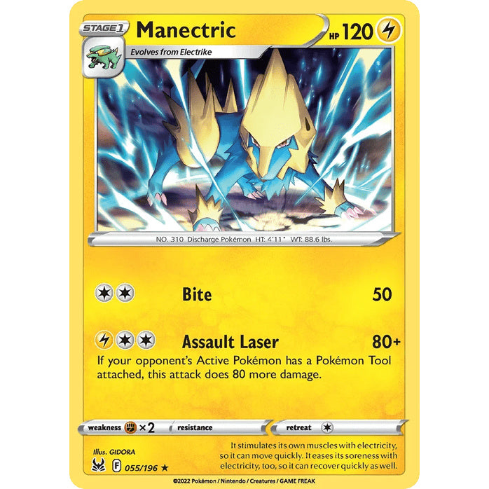 Manectric - Lost Origin (Rare) [LOR-55] English / Near Mint / Normal