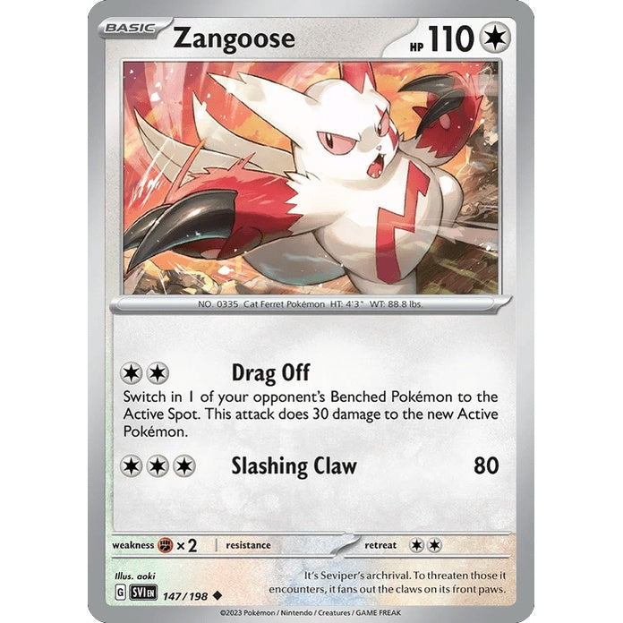 Zangoose - Scarlet & Violet (Uncommon) [SVI-147] English / Near Mint / Normal