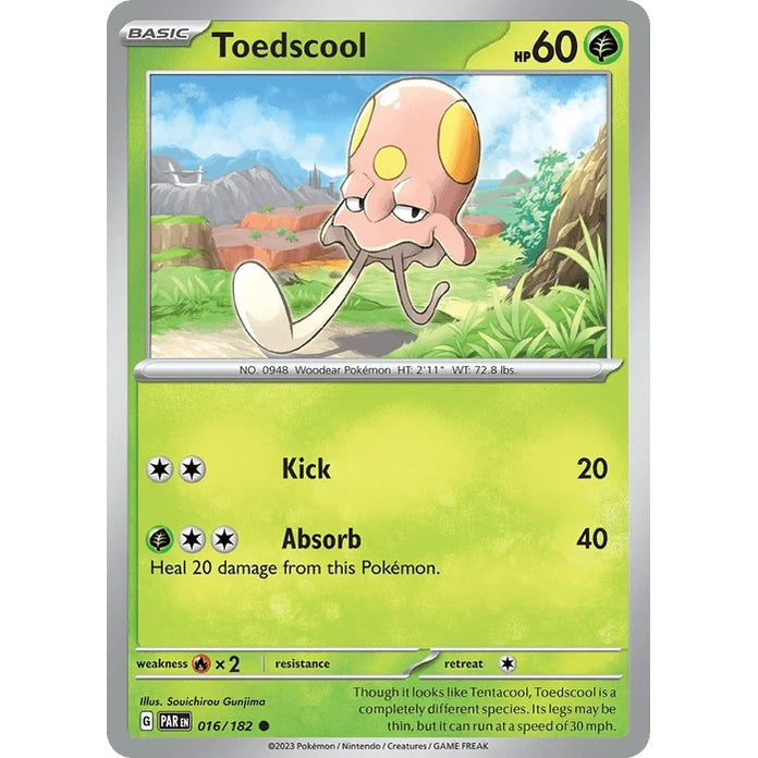 Toedscool - Paradox Rift (Common) [PAR-16] English / Near Mint / Normal