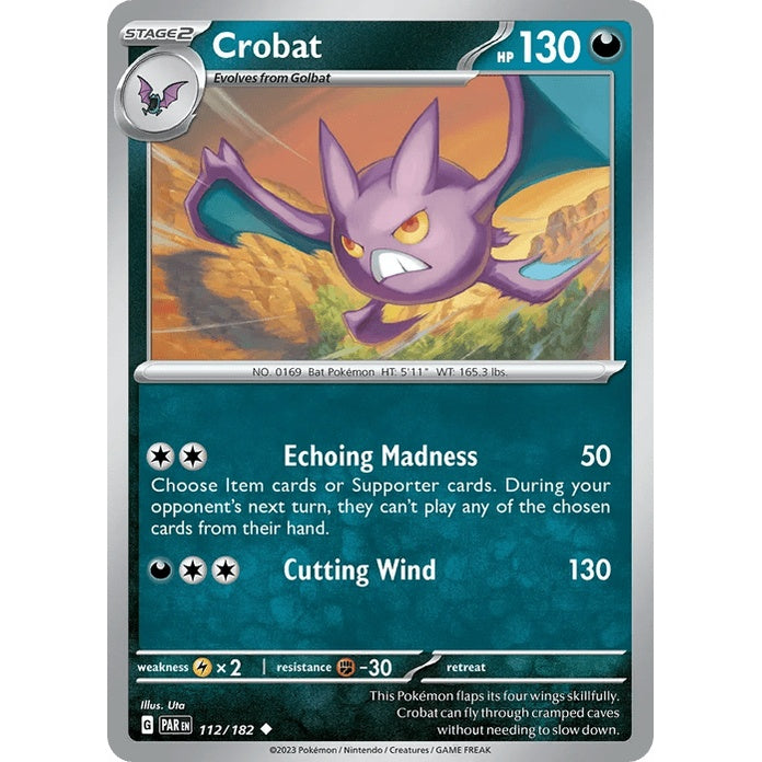 Crobat - Paradox Rift (Uncommon) [PAR-112] English / Near Mint / Normal
