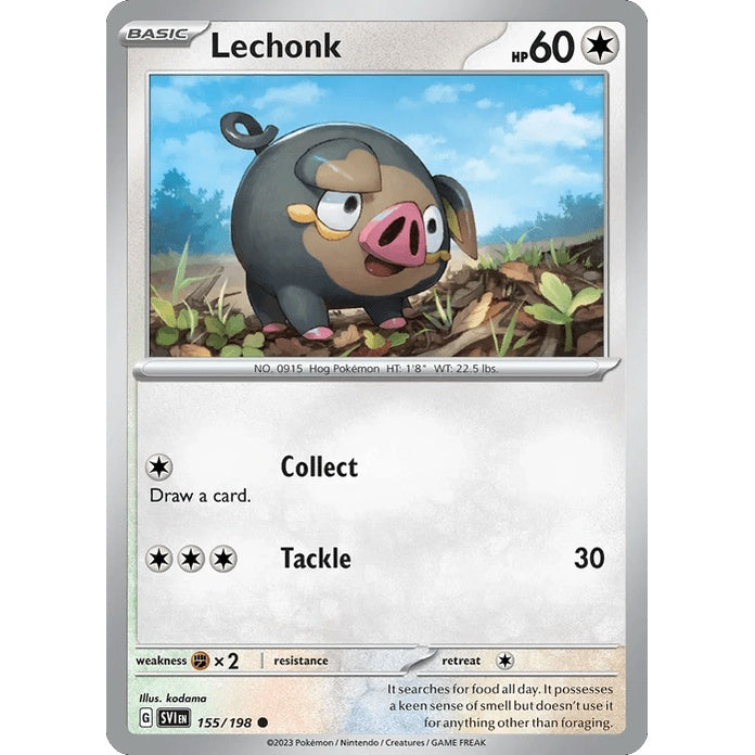 Lechonk - Scarlet & Violet (Common) [SVI-155] English / Near Mint / Normal