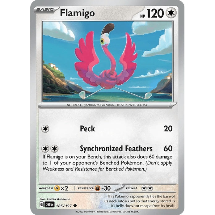 Flamigo - Obsidian Flames (Uncommon) [OBF-185] English / Near Mint / Normal