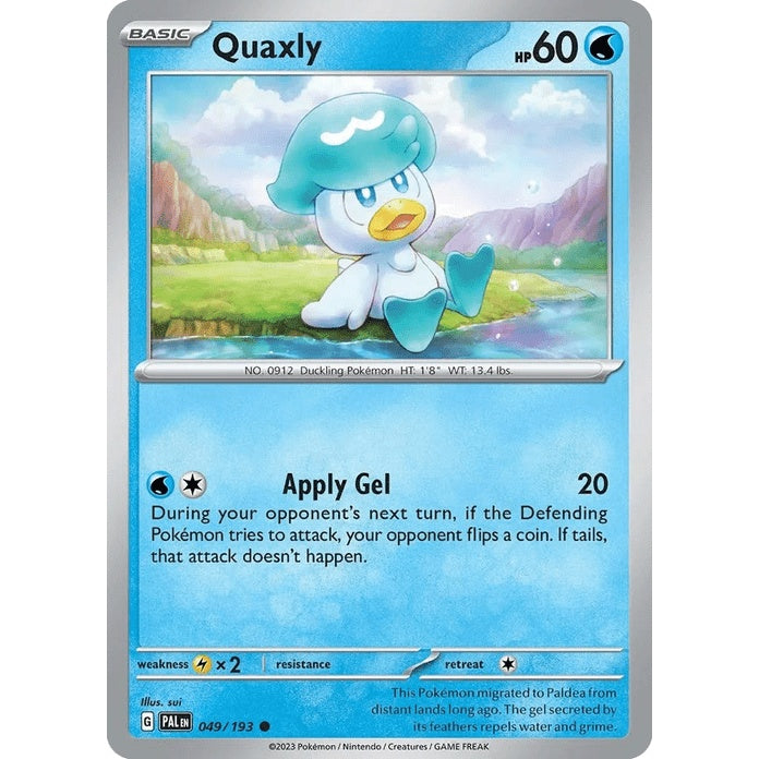 Quaxly - Paldea Evolved (Common) [PAL-49] English / Near Mint / Normal