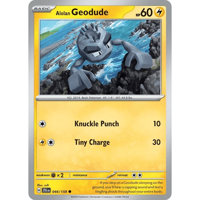 Alolan Geodude - Journey Together (Common) [JTG-44] English / Near Mint / Normal