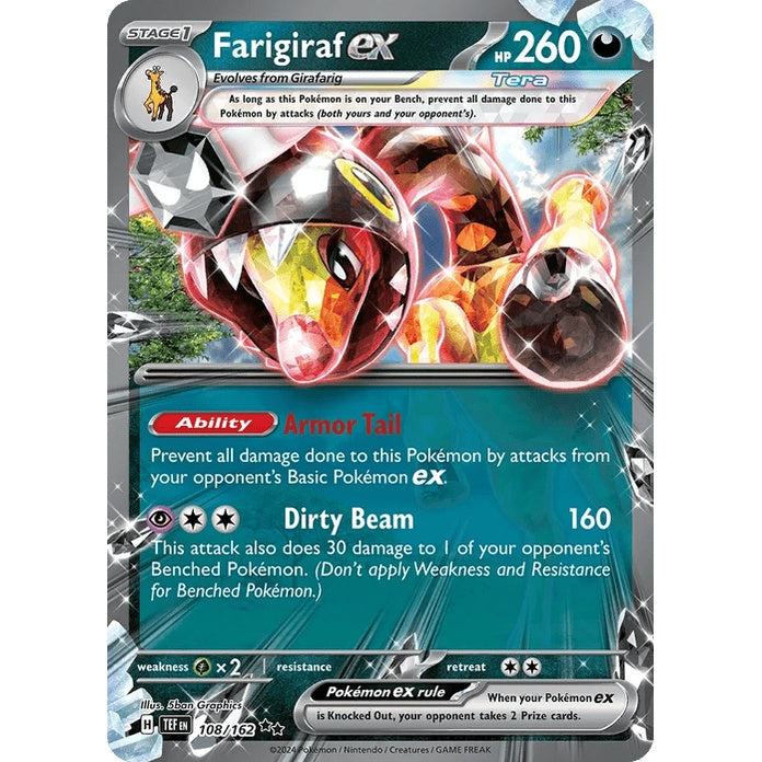 Farigiraf ex - Temporal Forces (Double Rare) [TEF-108] English / Near Mint / Normal