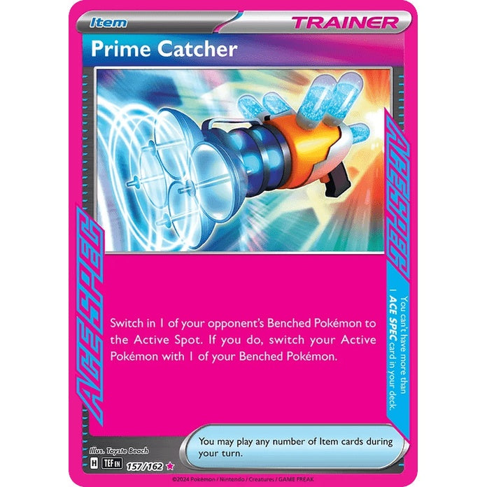 Prime Catcher - Temporal Forces (ACE SPEC Rare) [TEF-157] English / Near Mint / Normal