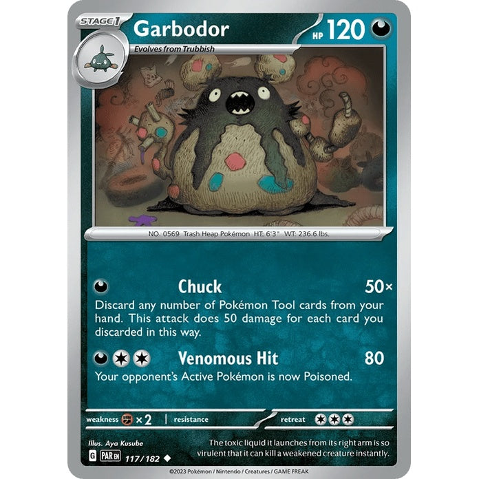 Garbodor - Paradox Rift (Uncommon) [PAR-117] English / Near Mint / Normal