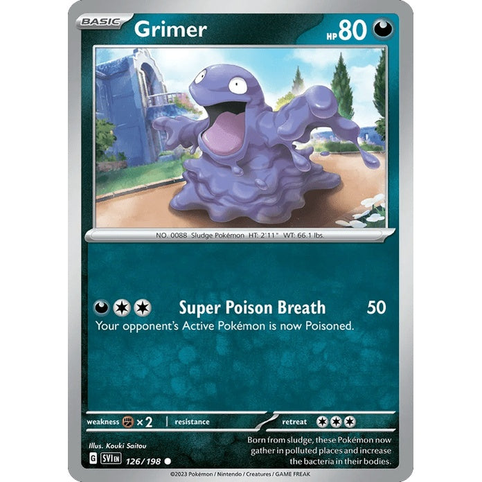 Grimer - Scarlet & Violet (Common) [SVI-126] English / Near Mint / Normal