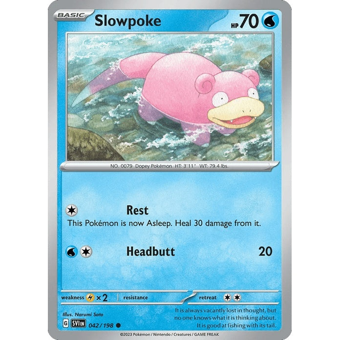 Slowpoke - Scarlet & Violet (Common) [SVI-42] English / Near Mint / Normal