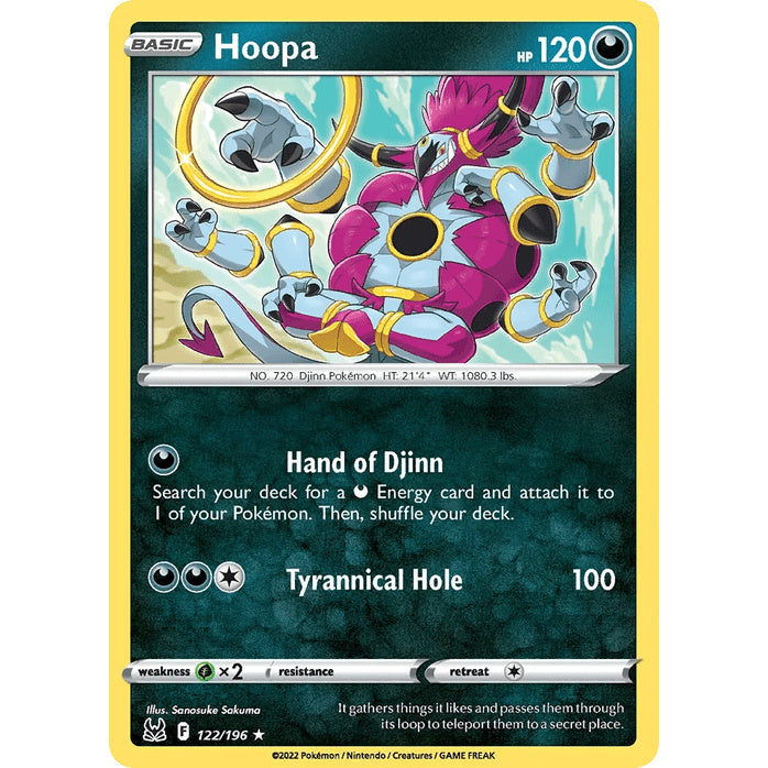 Hoopa - Lost Origin (Rare) [LOR-122] English / Near Mint / Normal