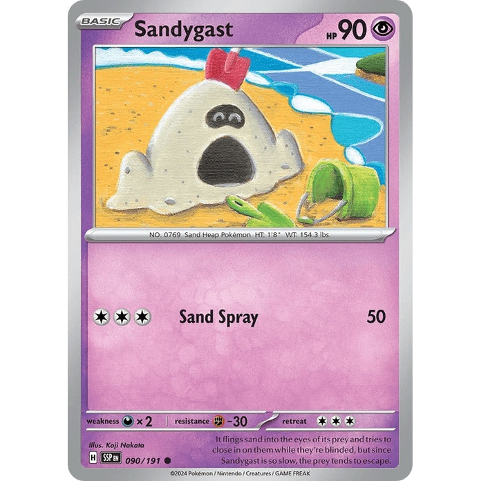 Sandygast - Surging Sparks (Common) [SSP-90] English / Near Mint / Normal