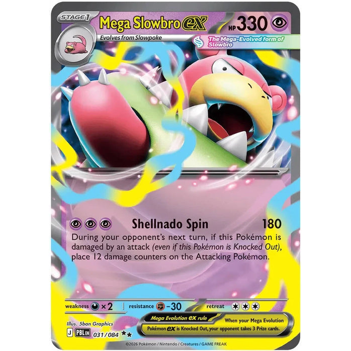 Mega Slowbro ex - Pitch Black (Double Rare) [PBL-31] English / Near Mint / Normal