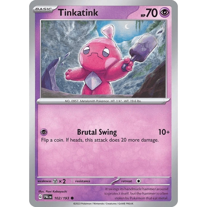 Tinkatink - Paldea Evolved (Common) [PAL-102] English / Near Mint / Normal