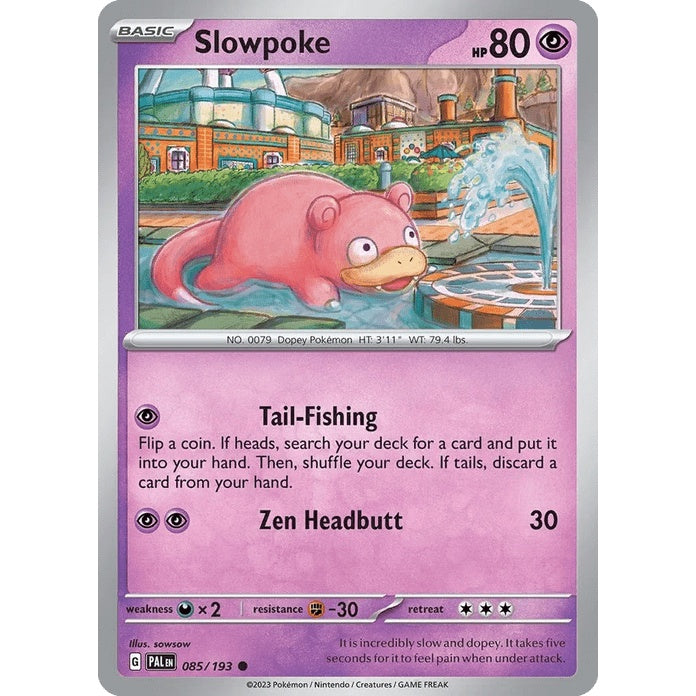 Slowpoke - Paldea Evolved (Common) [PAL-85] English / Near Mint / Normal