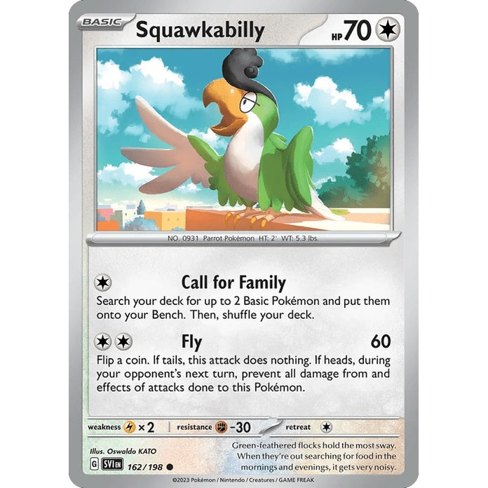 Squawkabilly - Scarlet & Violet (Common) [SVI-162] English / Near Mint / Normal