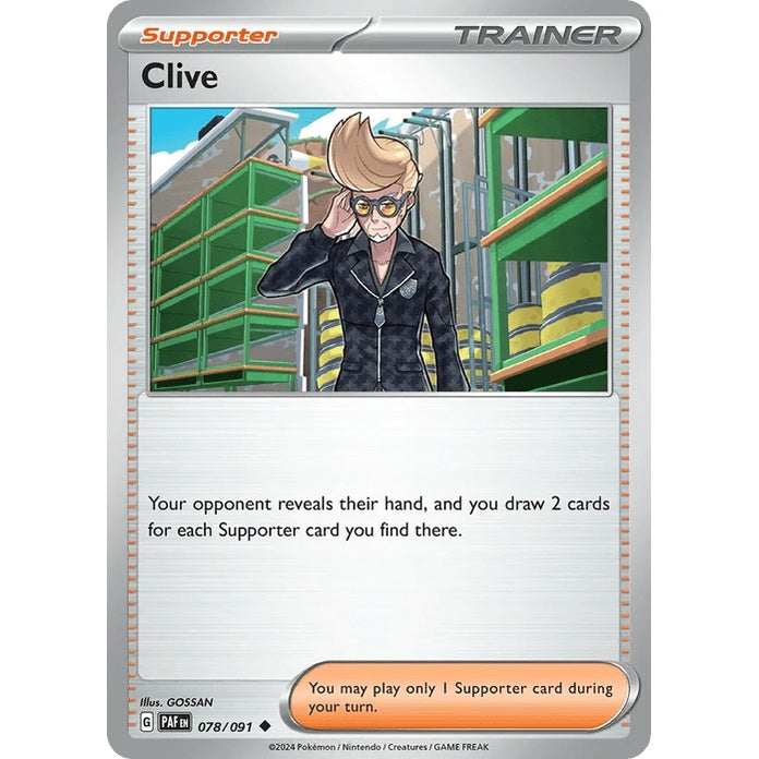 Clive - Paldean Fates (Uncommon) [PAF-78] English / Near Mint / Normal