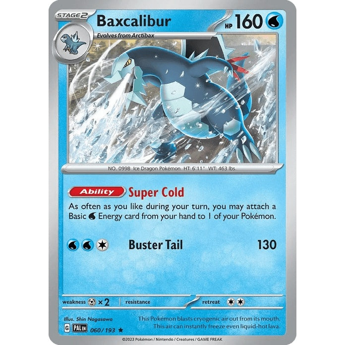 Baxcalibur - Paldea Evolved (Rare) [PAL-60] English / Near Mint / Normal