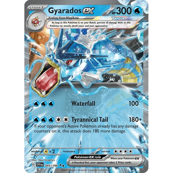 Gyarados ex - Scarlet & Violet (Double Rare) [SVI-45] English / Near Mint / Normal