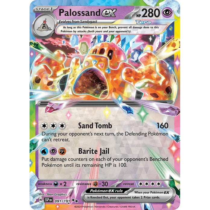 Palossand ex - Surging Sparks (Double Rare) [SSP-91] English / Near Mint / Normal