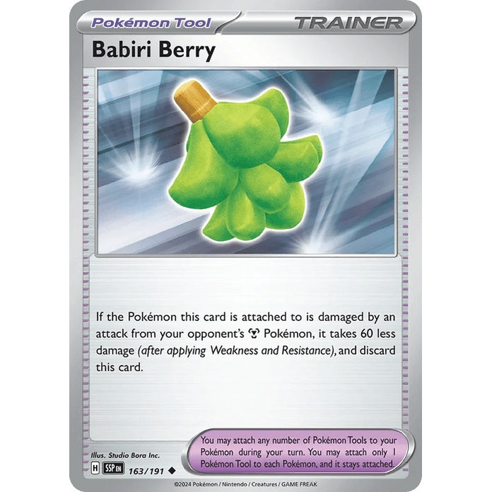 Babiri Berry - Surging Sparks (Uncommon) [SSP-163] English / Near Mint / Normal