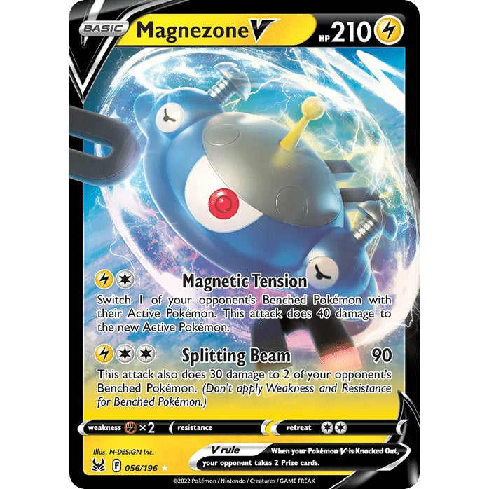 Magnezone V - Lost Origin (Rare Holo V) [LOR-56] English / Near Mint / Normal