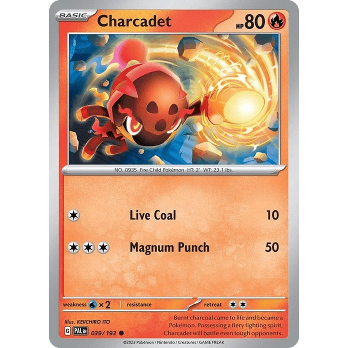 Charcadet - Paldea Evolved (Common) [PAL-39] English / Near Mint / Normal