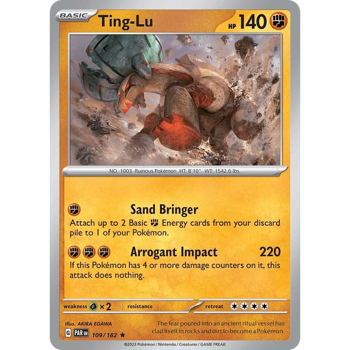 Ting-Lu - Paradox Rift (Rare) [PAR-109] English / Near Mint / Normal