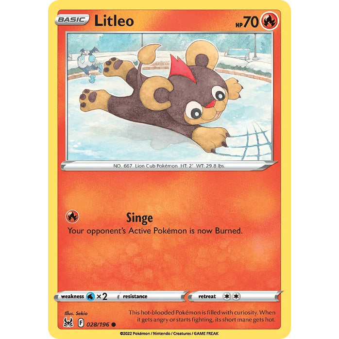 Litleo - Lost Origin (Common) [LOR-28] English / Near Mint / Normal