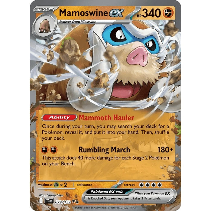 Mamoswine ex - Journey Together (Double Rare) [JTG-79] English / Near Mint / Normal