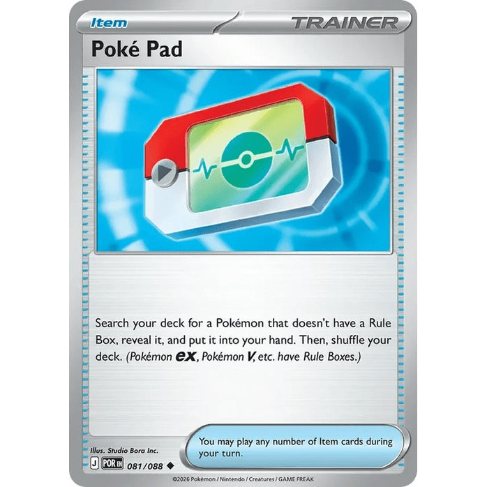 Poké Pad - Perfect Order (Uncommon) [POR-81] English / Near Mint / Normal
