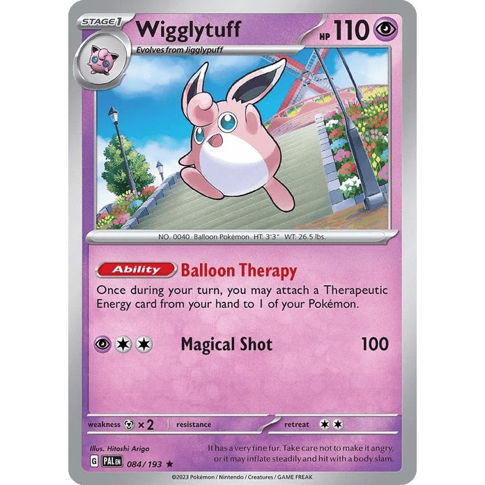 Wigglytuff - Paldea Evolved (Rare) [PAL-84] English / Near Mint / Normal