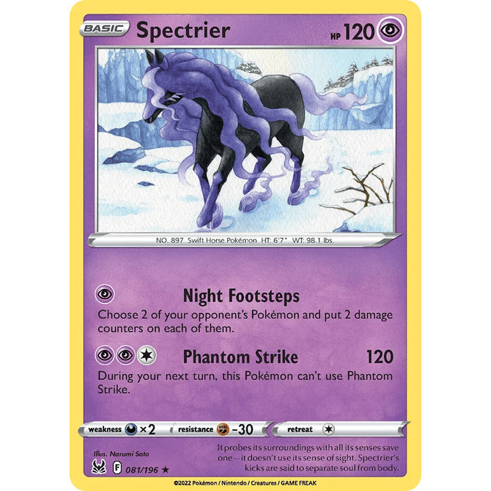 Spectrier - Lost Origin (Rare Holo) [LOR-81] English / Near Mint / Normal