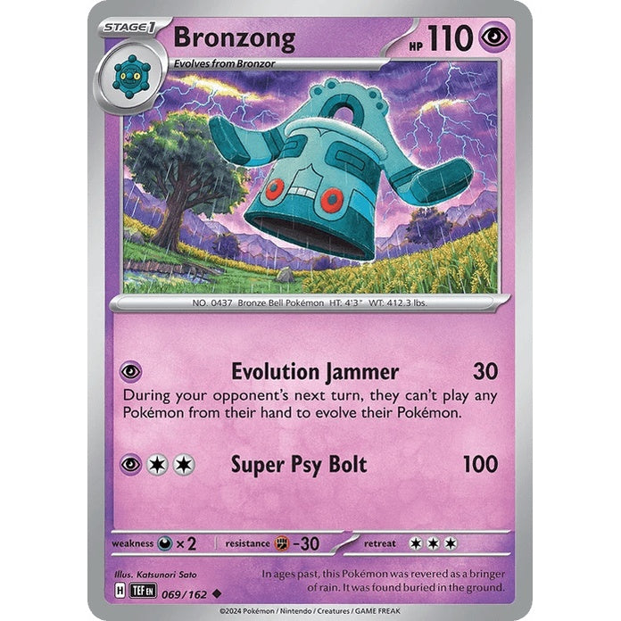 Bronzong - Temporal Forces (Uncommon) [TEF-69] English / Near Mint / Normal