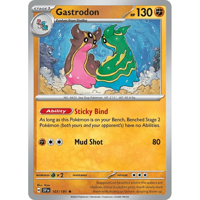 Gastrodon - Surging Sparks (Rare) [SSP-107] English / Near Mint / Normal