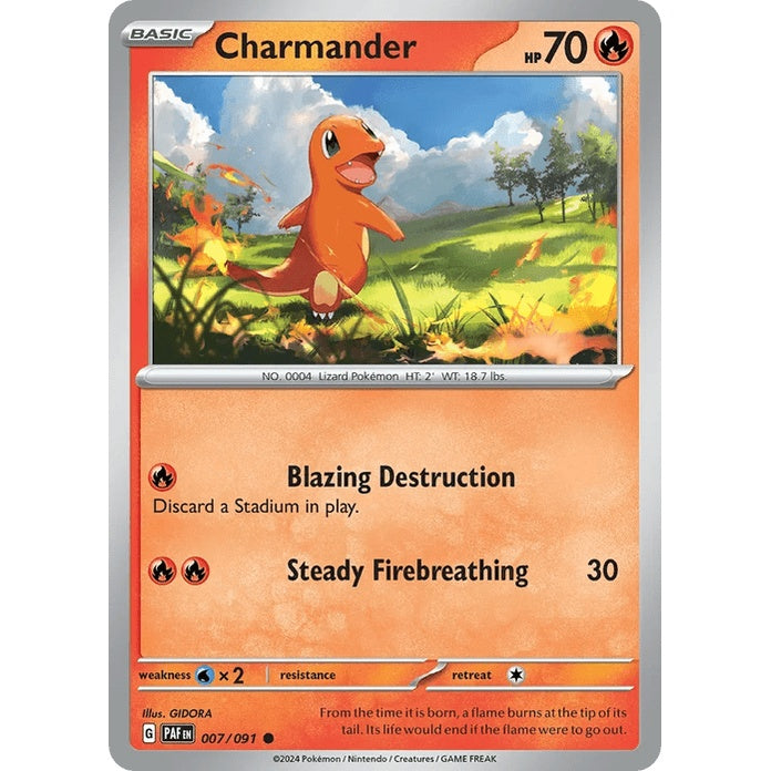 Charmander - Paldean Fates (Common) [PAF-7] English / Near Mint / Normal
