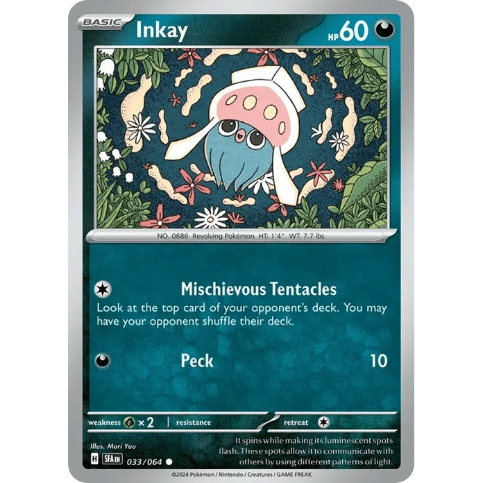 Inkay - Shrouded Fable (Common) [SFA-33] English / Near Mint / Normal