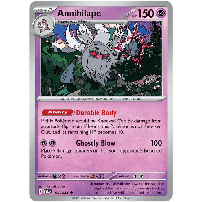 Annihilape - Pitch Black (Uncommon) [PBL-41] English / Near Mint / Normal