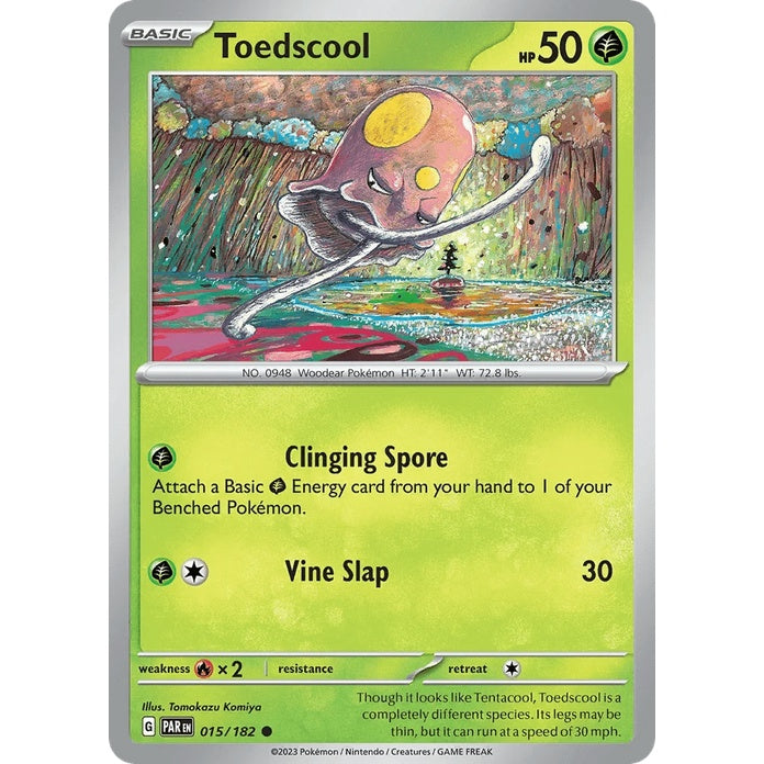 Toedscool - Paradox Rift (Common) [PAR-15] English / Near Mint / Normal