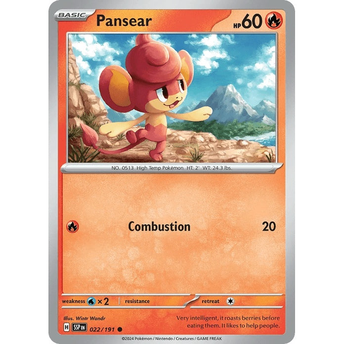 Pansear - Surging Sparks (Common) [SSP-22] English / Near Mint / Normal